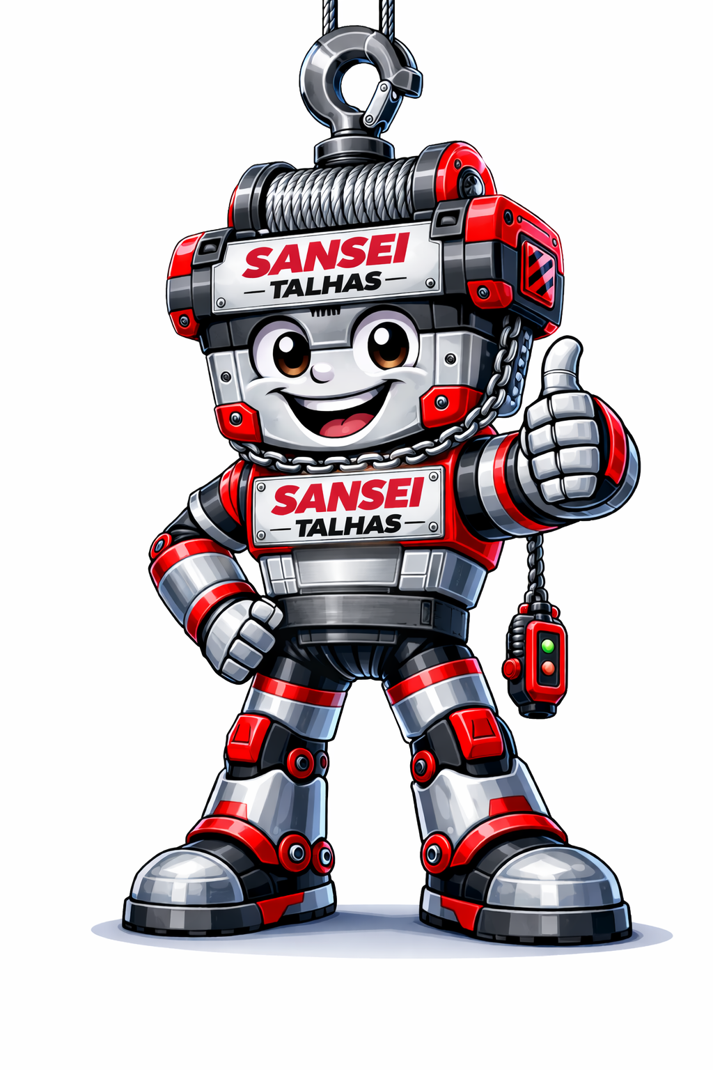 talha de cabo de aço